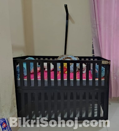 Wodden Baby Cot-Bed, Excellent Condition, Dhaka